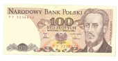 Bankovka Polsko 100 líc
